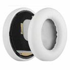 1pair For BOSE QC Ultra Headphone Leather Sponge Cover Earmuffs, Color: White Leather - 1