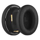 1pair For BOSE QC Ultra Headphone Leather Sponge Cover Earmuffs, Color: Black Lambskin - 1