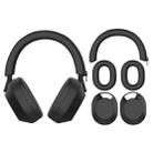 For Sony WH-1000XM5 Bluetooth Headset + Headband + Earmuff Protective Cover(3-in-1 Black) - 1