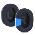 For Logitech G PRO X 2pcs Ice Feeling Gel Earmuffs Sponge Cover Earmuffs(Black) - 1