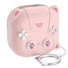 For Samsung Galaxy Buds 2 / Live / Pro / 2 Pro / FE Cute Cats Silicone Soft Shell Earphone Protector(Light Pink) - 1