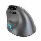 ZELOTES F-26C 8-Keys 2.4G+Bluetooth Dual-Mode LED Display Vertical Grip Wireless Mouse(Gray) - 1