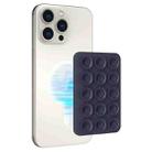 AhaStyle CY202 Suction Cup Magnetic Phone Holder Silicone Adhesive Mirror Sticker(Dark Blue) - 1