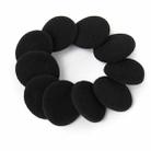 10pcs Sponge Ear Pads For Headphones Replacement Cushions 50mm - 1