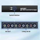 VSW21 AV 2 In 1 Out Audio Switcher RCA Audio Selector Box - 3