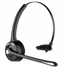 Bluetooth 5.0 Mono Wireless Business Headset Customer Service Dedicated Headset(Black) - 1