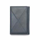 Mobile Phone MagSafe Wallet Three-Fold Card Holder With Stand(Dark Blue) - 1