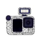 For GOPro HERO13 Black Camera Stickers Body Protective Film, Style: 08 Circuit White - 1