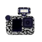 For GOPro HERO13 Black Camera Stickers Body Protective Film, Style: 14 Snake Scale White - 1