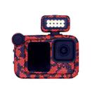 For GOPro HERO13 Black Camera Stickers Body Protective Film, Style: 17 Snake Scale Red - 1