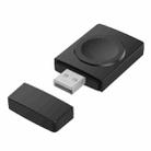 S02 For Apple Watch Series USB Magnetic Watch Wireless Charger With Card Reader Function(Black) - 1