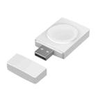 S02 For Apple Watch Series USB Magnetic Watch Wireless Charger With Card Reader Function(White) - 1