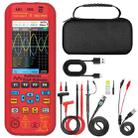 BSIDE O9 Digital Handheld Dual Channel 50MHz Oscilloscope Signal Source Multimeter, Spec: With Single Oscilloscope Probe (Red) - 1