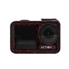 For DJI Action 4 Motion Camera Stickers All Inclusive Photo Frame Color Changing Stickers Accessories, Style: AC4-11 Circuit Red - 1