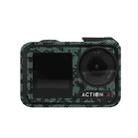 For DJI Action 4 Motion Camera Stickers All Inclusive Photo Frame Color Changing Stickers Accessories, Style: AC4-16 Snake Scale Green - 1