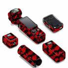 For DJI Pocket 3 Camera Stickers Anti-scratch Non-adhesive Protective Film(Snake Scale Red) - 1