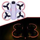 For DJI Neo Luminous Stickers Night Glow Cool Film(Red) - 1