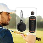 For Bushnell Wingman Golf GPS Speaker Remote Control Silicone Cover With Hook(Black) - 1