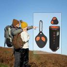 For Bushnell Wingman View Golf GPS Speaker Remote Control Silicone Protective Case With Hook(Black) - 1