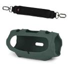 For JBL Xtreme 4 Speaker Silicone Case with Decompression Carrying Strap Portable Protective Shell(Green) - 1