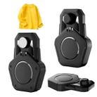 For AirTag Tracker Magnetic Lock Case Waterproof Hidden Protective Cover(Black) - 1