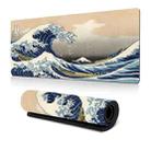 300x700x3mm Big Wave Gaming Mouse Pad Non-Slip Rubber Desk Mat(No.25) - 1