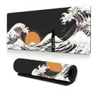 300x700x3mm Big Wave Gaming Mouse Pad Non-Slip Rubber Desk Mat(No.28) - 1