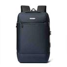 SKV B20453 Men Business Casual Multifunctional Double Shoulder Bag Large Capacity Laptop Backpack(Blue) - 1