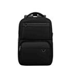 SKV B23889 Men Large Capacity Double-Shoulder Business Laptop Bag(Black) - 1