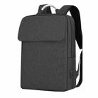 SKV BLB21282 Men Business Duty Traveling Double Shoulder Bag Lightweight Large Capacity Laptop Backpack(Black) - 1