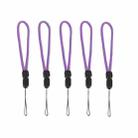 5pcs /Pack Adjustable Mobile Phone Anti-Lost Wrist Braided Lanyard U Disk Lanyard(17) - 1