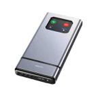 Vaydeer Universal Digital Display Smart Timed Self-discipline Mobile Phone Storage Lock Box(Gray) - 1