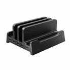 Vaydeer Multifunctional Dual-Slot Laptop Tablet Vertical Storage Stand, Spec: Docking Station Model - 1