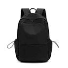 SKV B1530 Large Capacity Student School Bag Casual Double Shoulder Laptop Backpack(Black) - 1