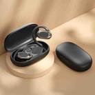 Bone Conduction Wireless Noise Reduction On-Ear Bluetooth Earphones(Black) - 1