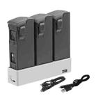 For DJI Avata 2 YX Charger 3-way Charging Butler Supports PD 65W(Silver Gray) - 1