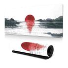 300x600x2mm Ink Painting Cherry Blossom Rubber Non-Slip Mouse Pad Desk Mat(Pattern 3) - 1