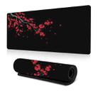 300x600x2mm Ink Painting Cherry Blossom Rubber Non-Slip Mouse Pad Desk Mat(Pattern 17) - 1