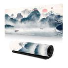 300x600x2mm Ink Painting Cherry Blossom Rubber Non-Slip Mouse Pad Desk Mat(Pattern 24) - 1