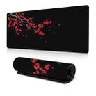 300x700x2mm Ink Painting Cherry Blossom Rubber Non-Slip Mouse Pad Desk Mat(Pattern 17) - 1