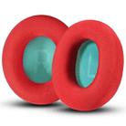 1pair Headset Sponge Earmuffs for SteelSeries Arctis Pro / Arctis 3 / 5 / 7, Color: Red Blue Ice Silk - 1