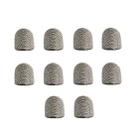 10pcs Silver Fibre Nano Conductive Light Fabric Tip High Sensitivity Capacitive Pen Tip, Spec: 5.0mm - 1