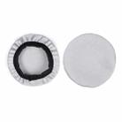 2pcs Universal Round Reusable Headset Dust Cover Sweat-proof Breathable Protective Cover, Color: S Gray - 1