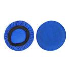 2pcs Universal Round Reusable Headset Dust Cover Sweat-proof Breathable Protective Cover, Color: S Blue - 1