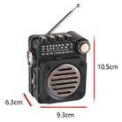 PuXing M8BT Mini Multi-band FM / AM / SW Radio with LED Flashlight - 2