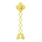 Kitchen Storage Cable Winder Power Cord Hanging Plug Hook Holder Electrical Appliance Cable Raiser Clip(Yellow) - 1