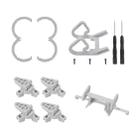 For DJI Neo CQT Impact Protection Cover + Bumper + Folding Stand + Tail Wing 4 In 1 Set(Gray) - 1