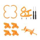 For DJI Neo CQT Impact Protection Cover + Bumper + Folding Stand + Tail Wing 4 In 1 Set(Orange) - 1