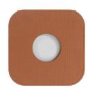 For Mac Mini M4 / M4 Pro Computer Host Dustproof Leather Case Shockproof Protective Cover(Brown) - 1