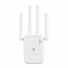 Urant U11 300Mbps 2.4G Wireless Repeater WiFi Signal Amplifier Support WPS Quick Setting EU Plug White - 1